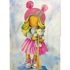 Набор для создания картины из мозаики Цветной "Кукла Лера"