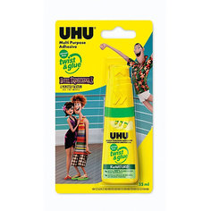 Клей универсальный UHU Twist & glue "Монстры на каникулах 3", 35 мл
