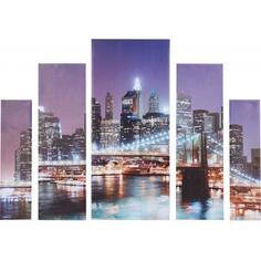 Модульная картина «Бруклинский мост» 80х115 см