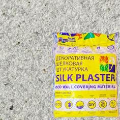 Жидкие обои Silk Plaster Оптима 060 9 л цвет серый с вкраплениями