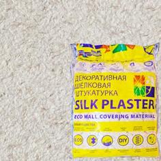 Жидкие обои Silk Plaster Оптима 054 9 л цвет белый с вкраплениями