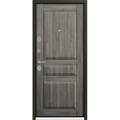 Дверь металлическая Контрол Мария, 880 мм, левая, цвет серый дуб Torex