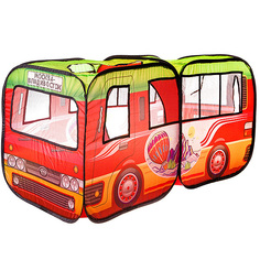 Игровой домик YAKO Солнечное лето, палатка-автобус (разноцветный)