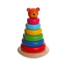 Развивающая игрушка BONDIBON Пирамида Мишка (разноцветный)