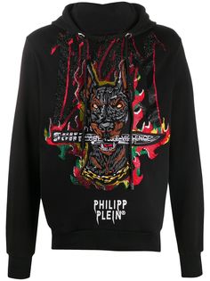Philipp Plein худи с вышивкой