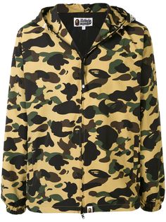 A BATHING APE® куртка с капюшоном и камуфляжным принтом Bape