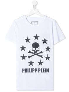 Philipp Plein Junior футболка с принтом