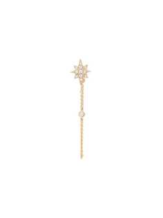 Roxanne First 14K yellow gold diamond shooting star earring