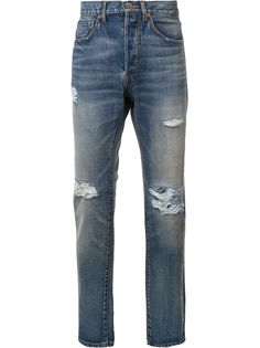 321 джинсы с рваными деталями