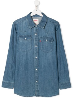 Levis Kids джинсовая рубашка