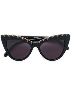 Stella McCartney Eyewear солнцезащитные очки Falabella в оправе кошачий глаз