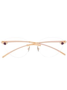 Pomellato Eyewear очки с линзами формы кошачий глаз