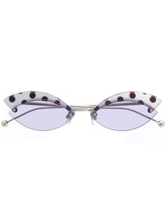 Fendi Eyewear солнцезащитные очки в оправе кошачий глаз
