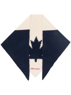 Dsquared2 вязаный шарф с логотипом