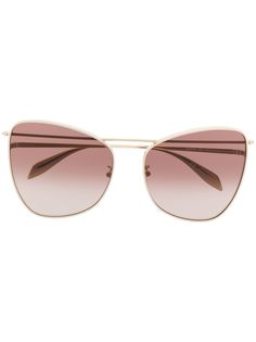 Alexander McQueen Eyewear солнцезащитные очки в оправе кошачий глаз