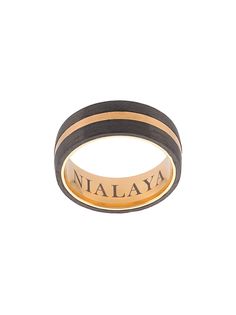 Nialaya Jewelry кольцо с изогнутыми панелями