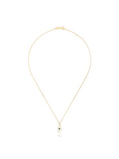 Anni Lu gold plated pearl and crystal necklace