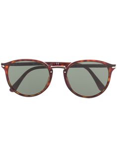 Persol солнцезащитные очки в круглой оправе