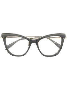 Alexander McQueen Eyewear очки в оправе кошачий глаз