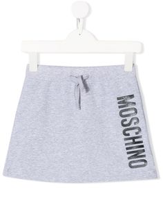 Moschino Kids юбка с логотипом