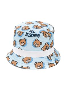 Moschino Kids фактурная панама Teddy Bear