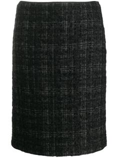 Prada Pre-Owned клетчатая юбка 2000-х годов