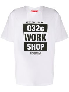 032c футболка с логотипом