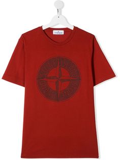 Stone Island Junior футболка с логотипом