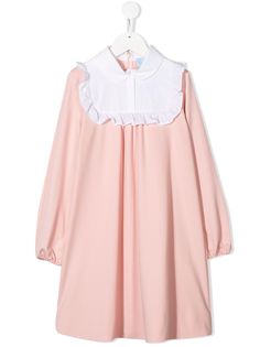 LANVIN Enfant платье из джерси с оборками