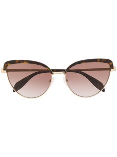 Alexander McQueen Eyewear солнцезащитные очки в оправе кошачий глаз