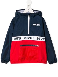 Levis Kids куртка в стиле колор-блок с капюшоном