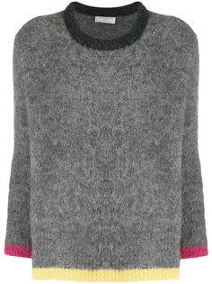 Société Anonyme свитер с контрастной отделкой