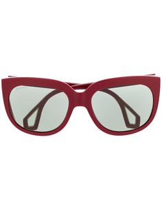 Gucci Eyewear массивные солнцезащитные очки