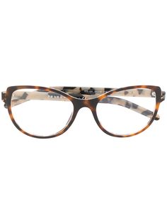 Prada Eyewear очки в оправе черепаховой расцветки