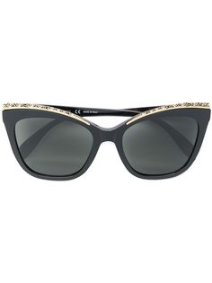 Alexander McQueen Eyewear "солнцезащитные очки в оправе ""кошачий глаз"""