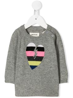 Zadig & Voltaire Kids трикотажный джемпер