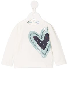 Emporio Armani Kids топ с длинными рукавами и логотипом