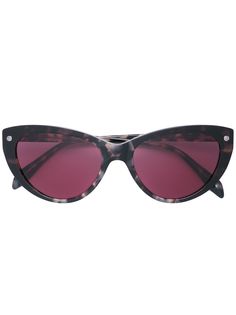 Alexander McQueen Eyewear солнцезащитные очки в оправе кошачий глаз