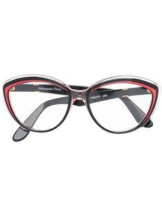 Yves Saint Laurent Pre-Owned очки в оправе кошачий глаз
