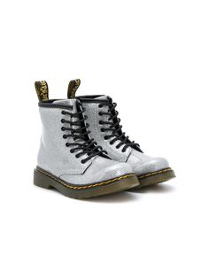 Dr. Martens Kids ботинки с блестками