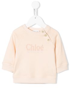 Chloé Kids толстовка с заклепками