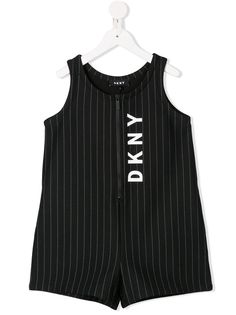 Dkny Kids полосатый комбинезон свободного кроя