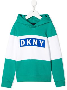 Dkny Kids худи свободного кроя в стиле колор-блок