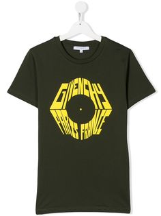 Givenchy Kids футболка с круглым вырезом и логотипом