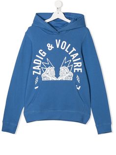 Zadig & Voltaire Kids худи с логотипом