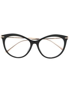 Jimmy Choo Eyewear очки в оправе кошачий глаз с логотипом