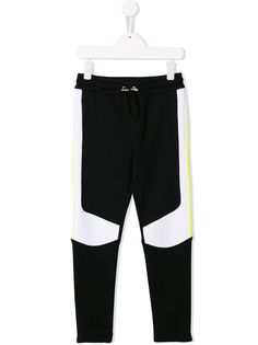Balmain Kids спортивные брюки с контрастной вставкой