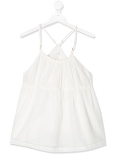 Chloé Kids расклешенное платье миди