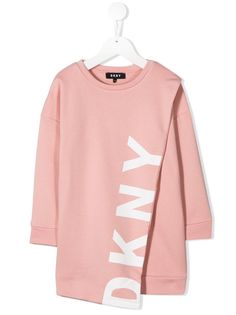 Dkny Kids асимметричная толстовка с логотипом