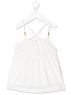 Chloé Kids расклешенное платье мини